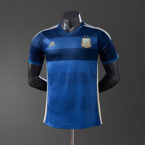 Argentina 2014 Away Player Version Retro Jersey detail