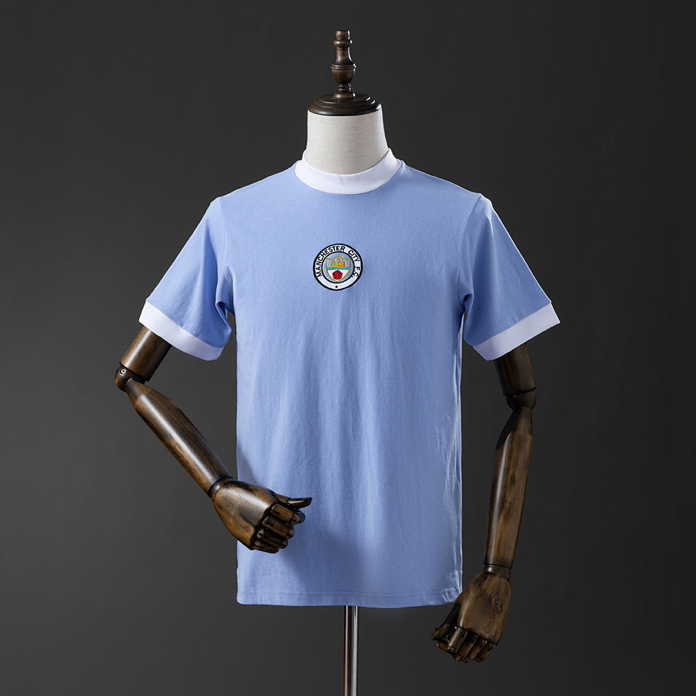 Retro Manchester City 1972 home detail