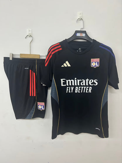 25-26 Olympique lyonnais training jersey black