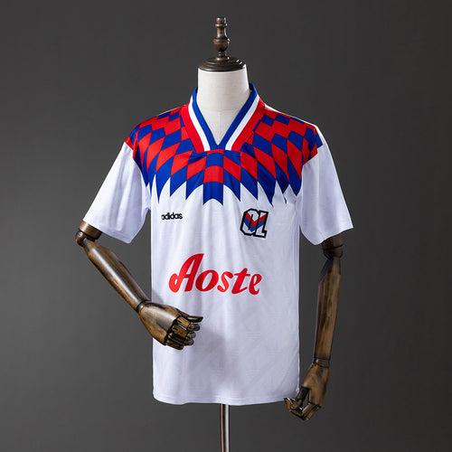 Olympique lyonnais 1995-96 Home Retro Jersey detail