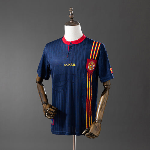 Spain 1996 Away Retro Jersey detail