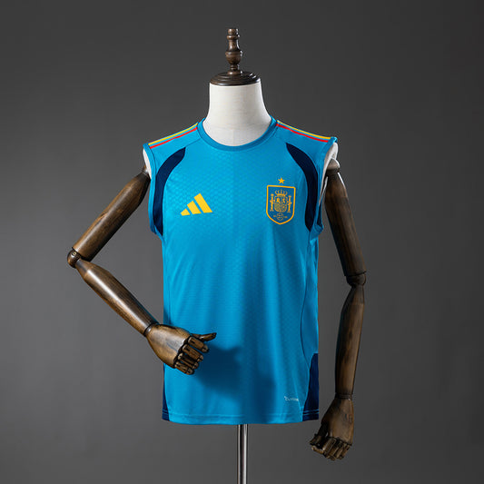 Spain 26-27 Training Vest - Blue Jersey
