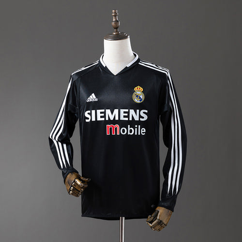 Real Madrid 04-05 third Away Long Sleeve Retro Jersey detail