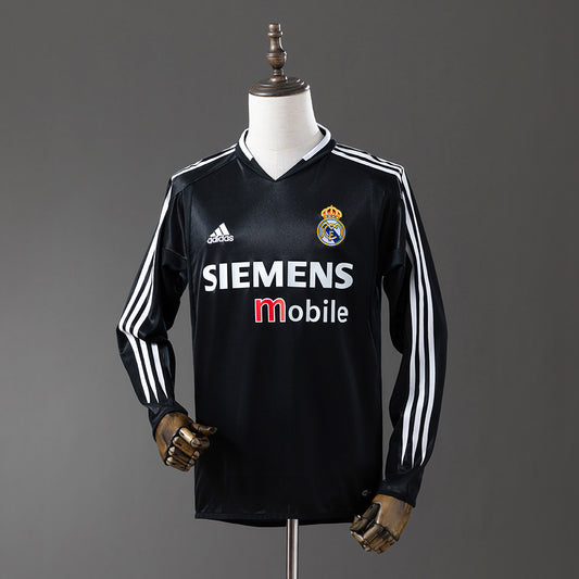 Real Madrid 04-05 third Away Long Sleeve Retro Jersey detail