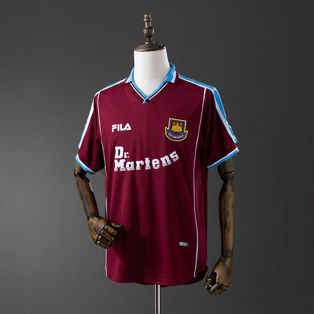 Retro 99-01 West Ham United home detail