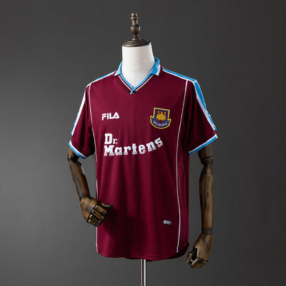 Retro 99-01 West Ham United home detail