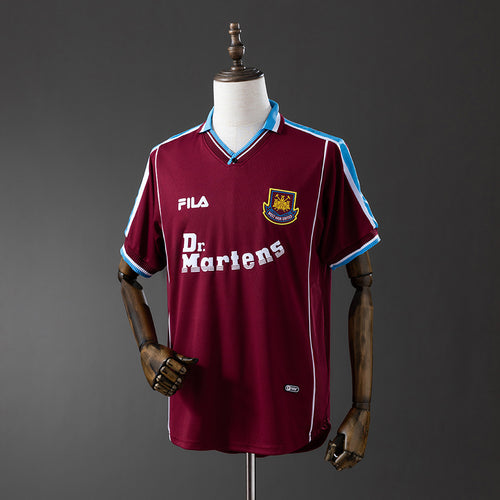 Retro 99-01 West Ham United home detail