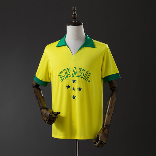 Brazil 1958 Home Retro Jersey detail