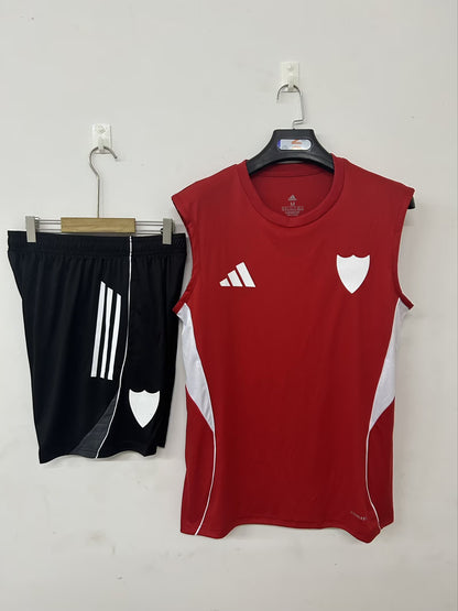2526 Athletic Bilbao training suit red detail