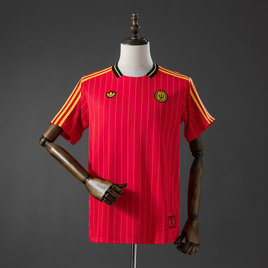 Belgium Terrace Icons T-Shirt Red detail