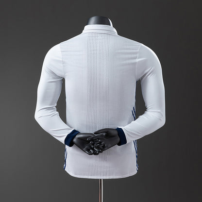 Real Madrid 16-17 Home Long Sleeve Player Version Retro Jersey