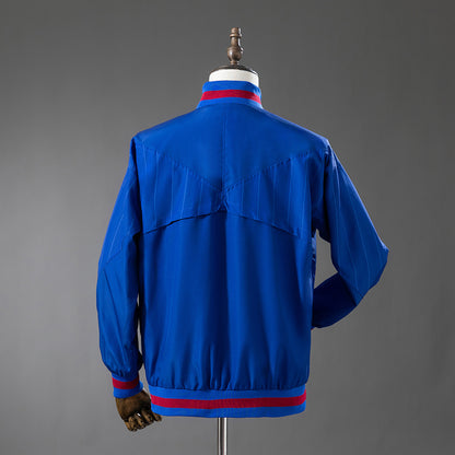 Barcelona 25-26 Team Anthem Windbreaker - Blue detail