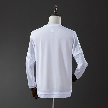 Real Madrid 15-16 Home Long Sleeve Retro Jersey