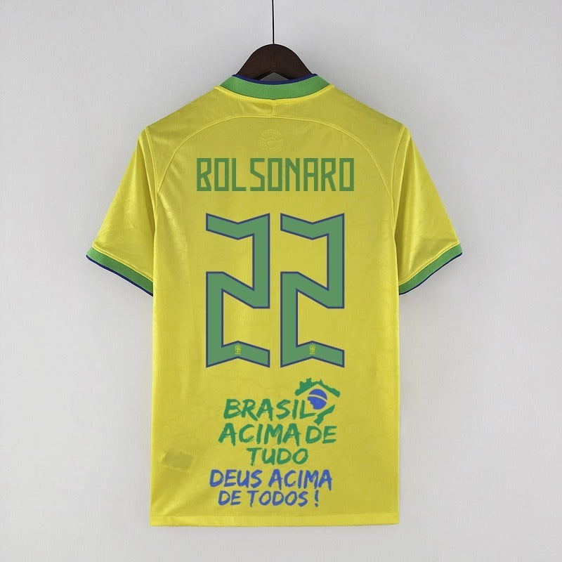 2022 Brazil World Cup jersey home detail