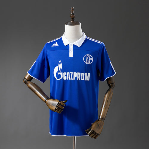 Retro Schalke 04 10-11 Home detail