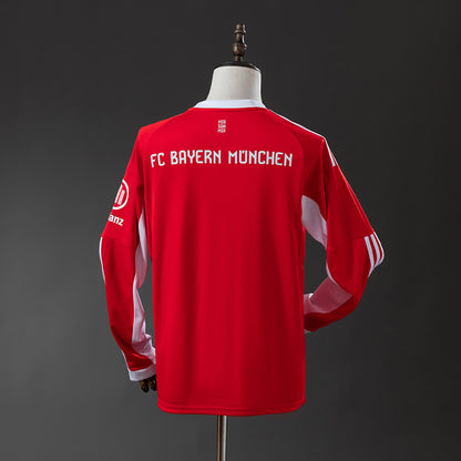Bayern Munich 25-26 Home Long Sleeve Jersey