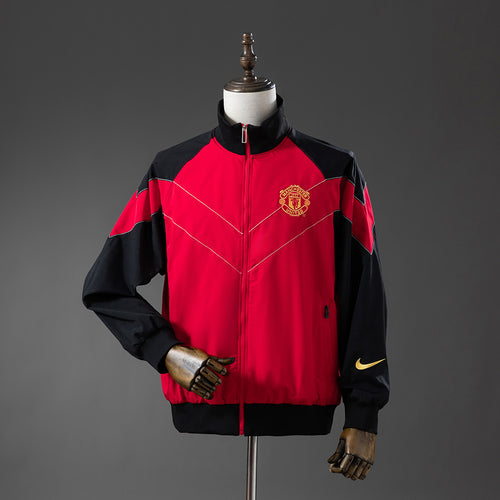 M-U 06-07 Windbreaker - Black & Red