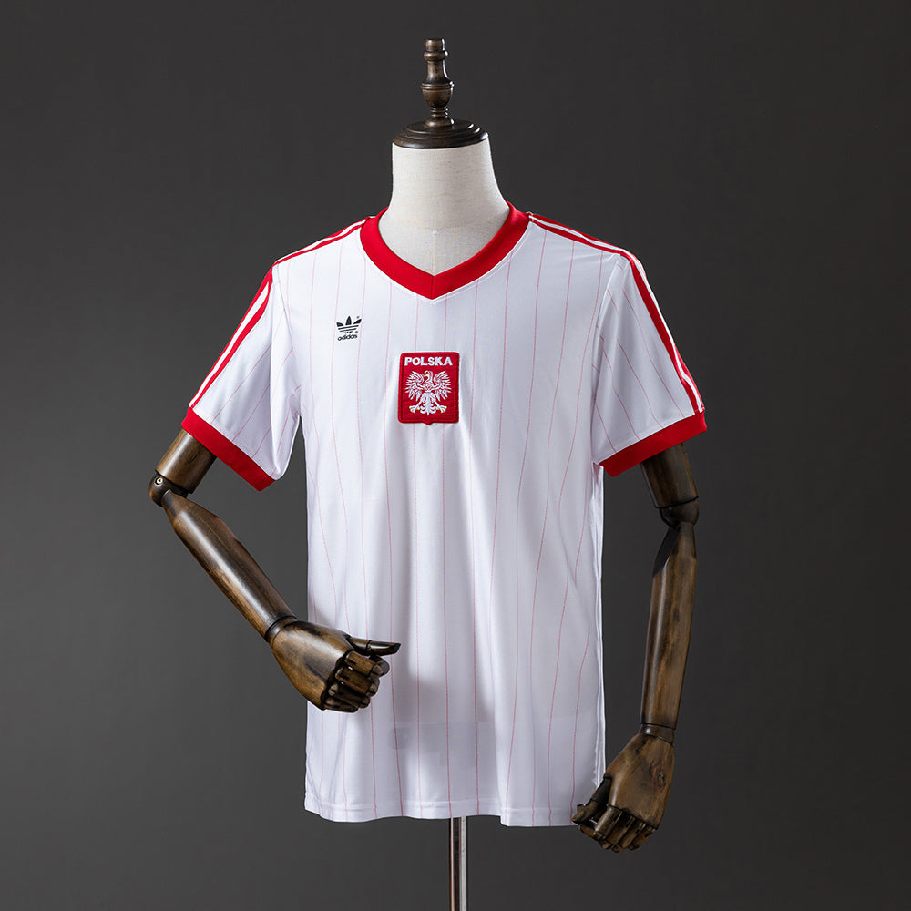 Poland 1982 Home Retro Jersey detail