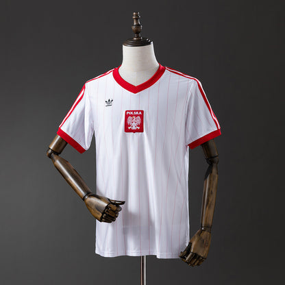 Poland 1982 Home Retro Jersey detail