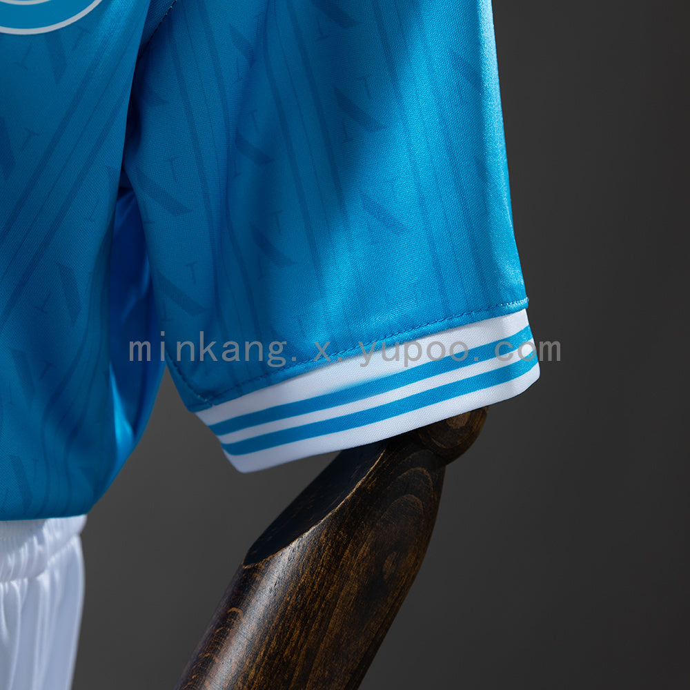 Napoli 27-26 Home kids kit Jersey detail