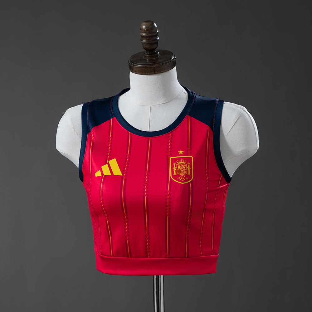 Spain 2026 Home Women's Vest detail