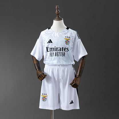 Benfica 25-26 Kids Kit White Training Jersey detail
