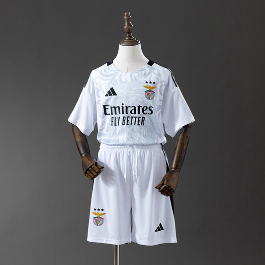 Benfica 25-26 Kids Kit White Training Jersey detail