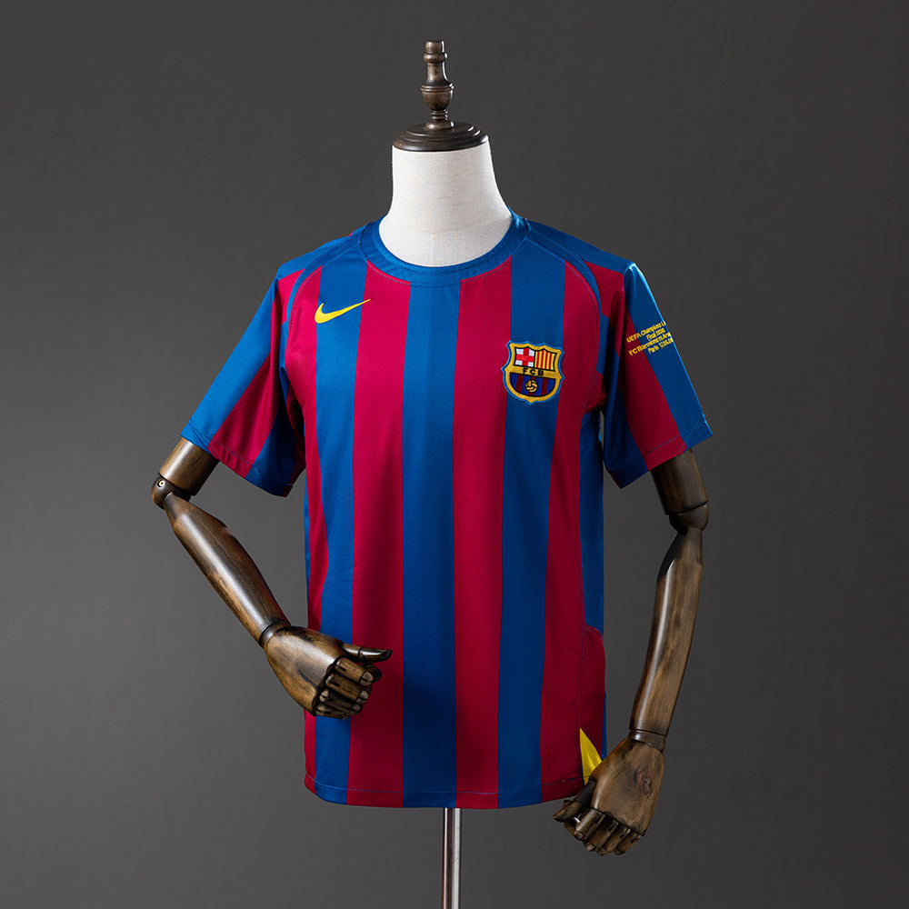 Barcelona 05-06 Home (UEFA Champions League Edition) Retro Jersey detail