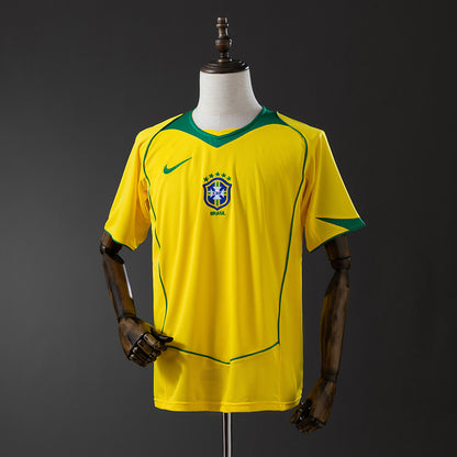 Retro 2004-06 Brazil home detail