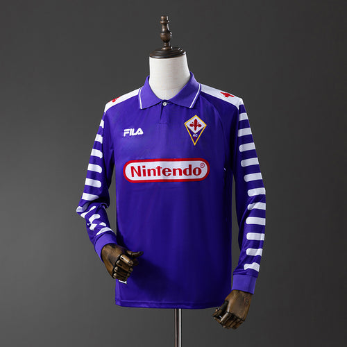 Retro long sleeve Fiorentina 1998 home detail