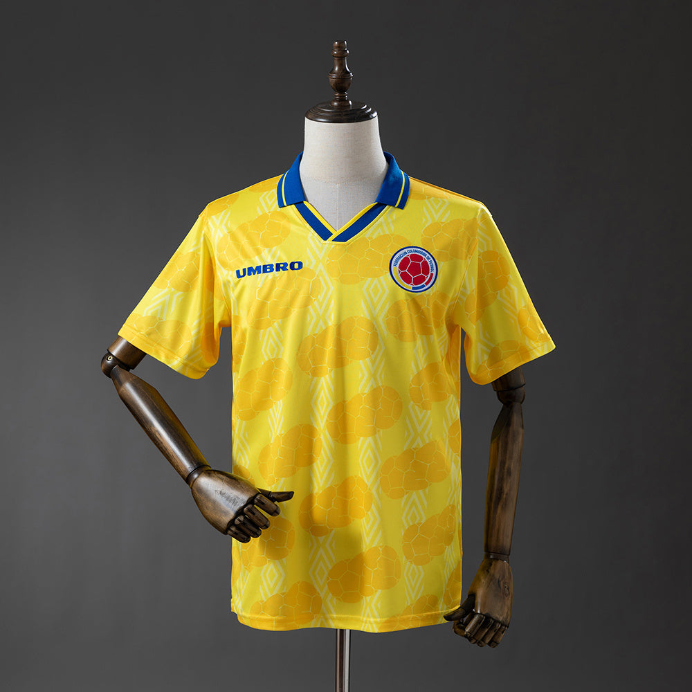 Columbia 1994 Home Retro Jersey detail