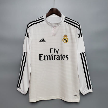 Retro Long Sleeve Real Madrid 14-15 home