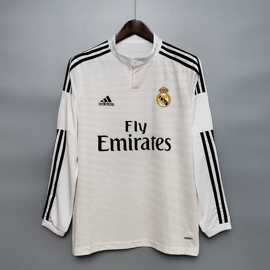 Retro Long Sleeve Real Madrid 14-15 home