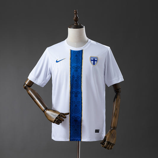 Finland 2026 Home Jersey detail