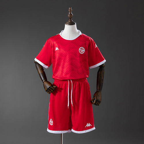 Tunisia 2026 Home Kids Kit Jersey detail