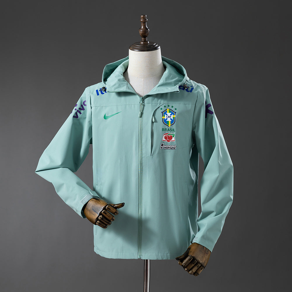 Brazil Windproof Jacket - Light Mint Green, detail