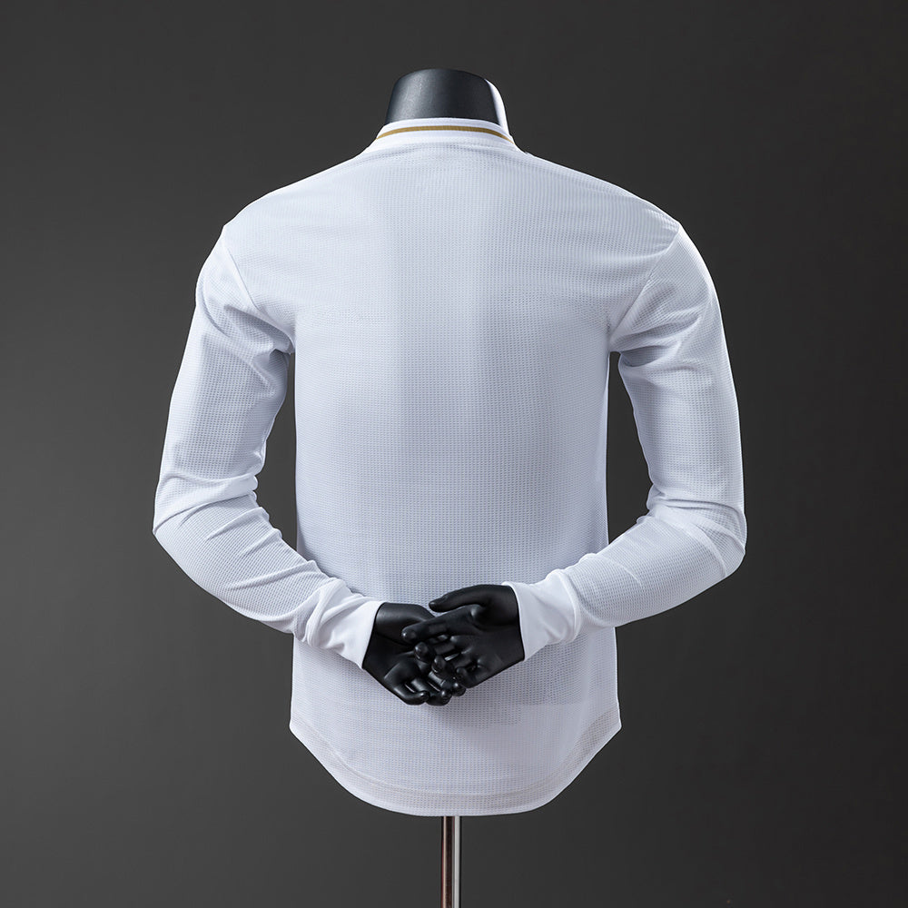 Real Madrid 19-20 Home Long Sleeve Player Version Retro Jersey