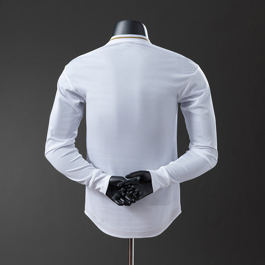 Real Madrid 19-20 Home Long Sleeve Player Version Retro Jersey