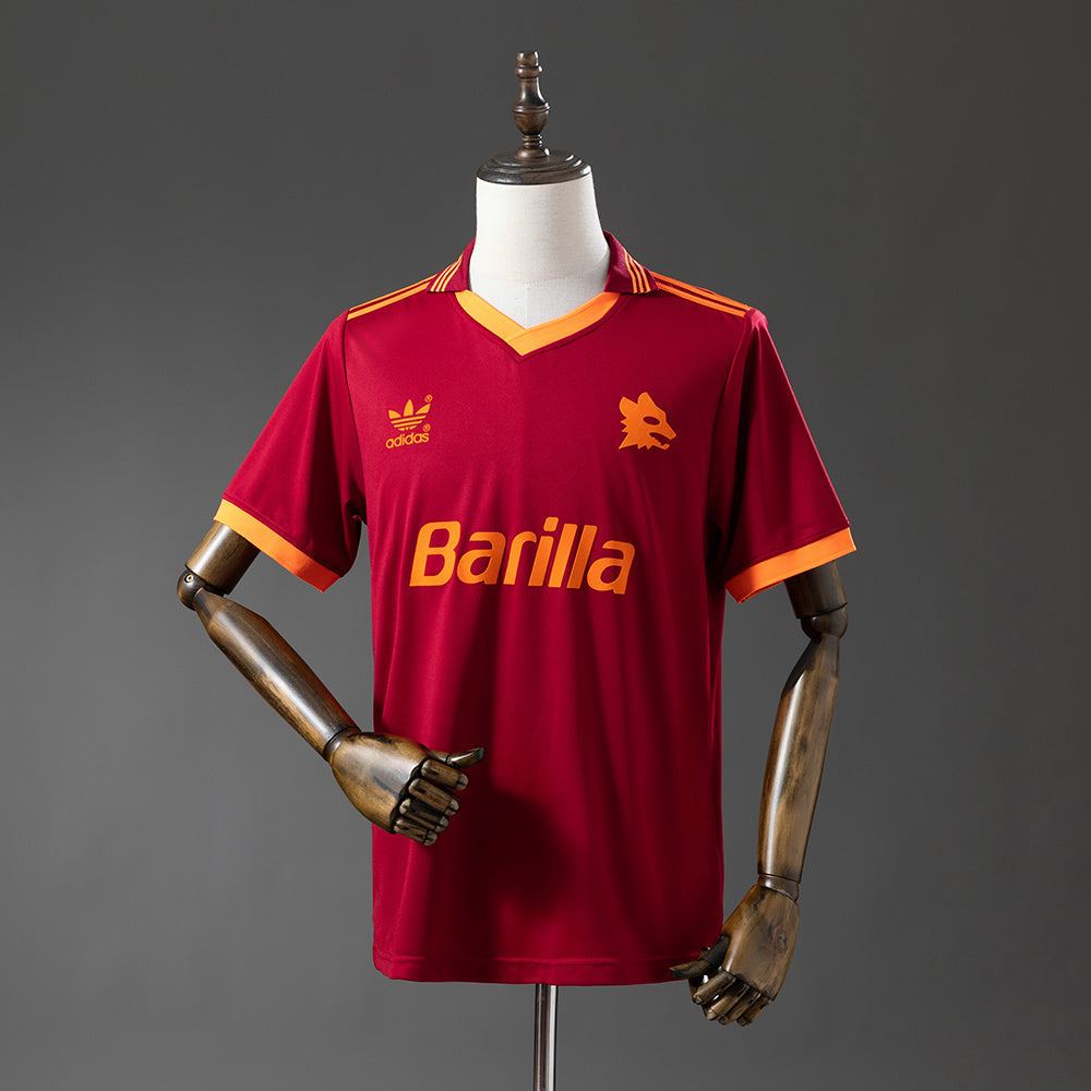 Roma 92-94 Home Retro Jersey detail
