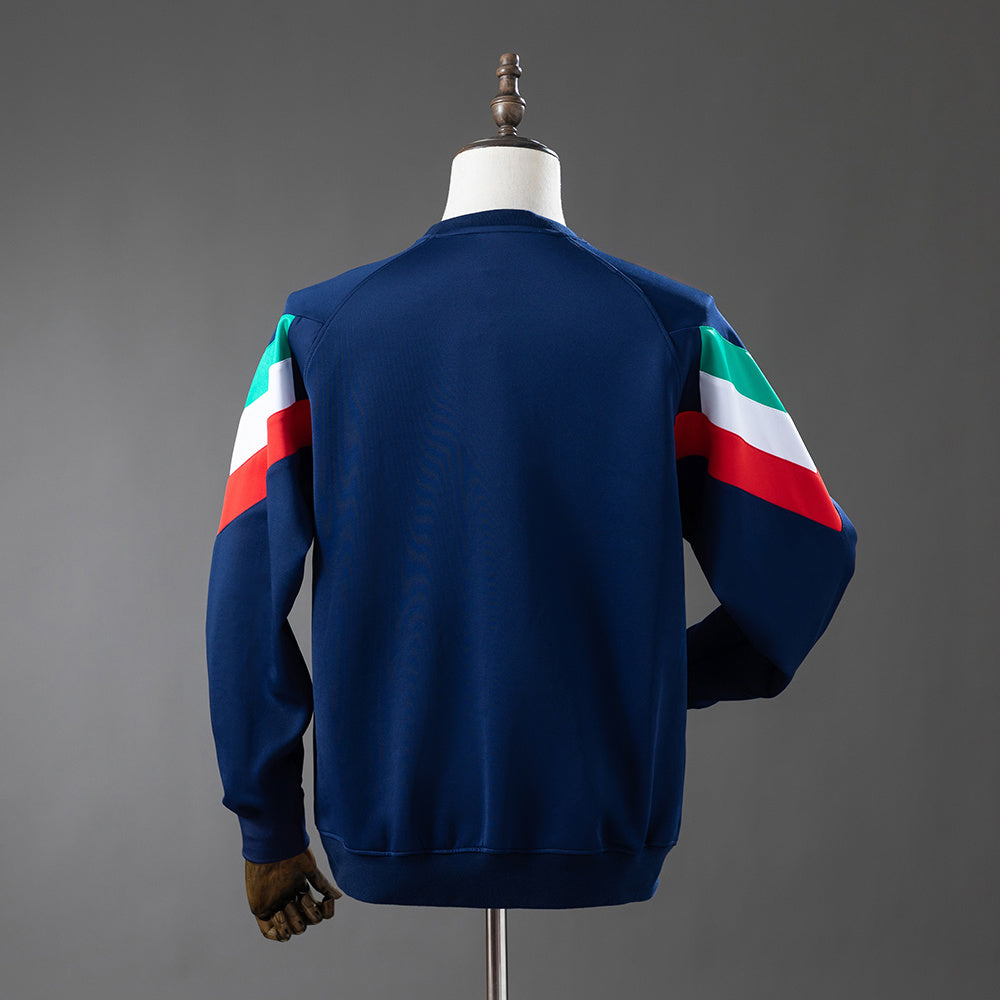 Italy Navy Blue Sweatshirt M- detail