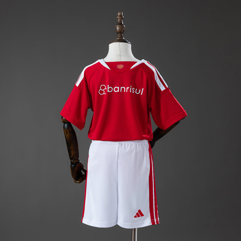 Internacional 26-27 Home kids kit Jersey detail