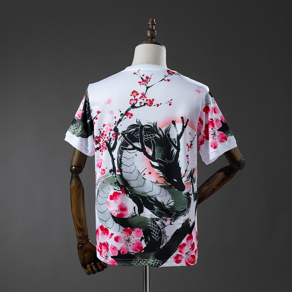 Japan 25-26 Special Edition Dragon Pattern Jersey detail