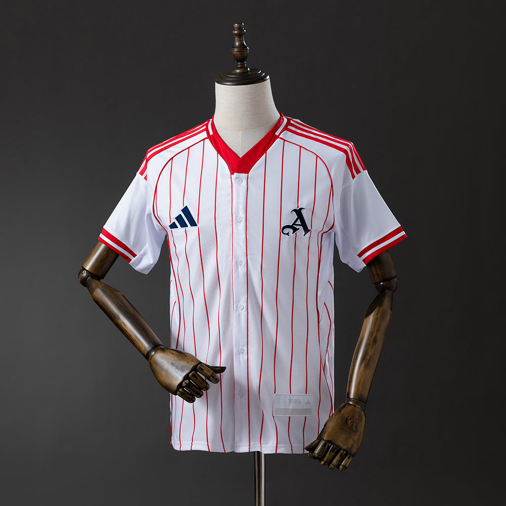 25-26 Arsenal Baseball Jersey detail