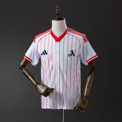 25-26 Arsenal Baseball Jersey detail