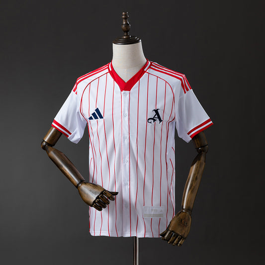 25-26 Arsenal Baseball Jersey detail