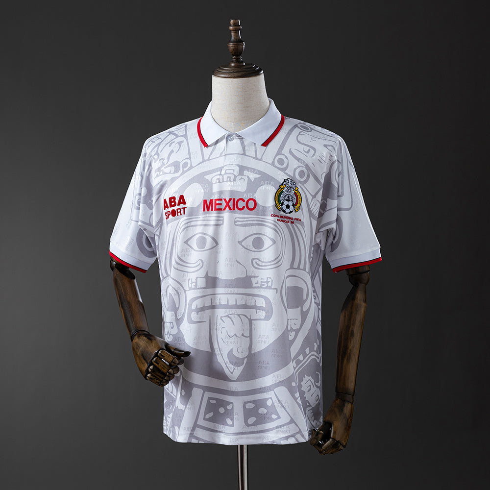 Mexico 1998 Away Retro Jersey detail