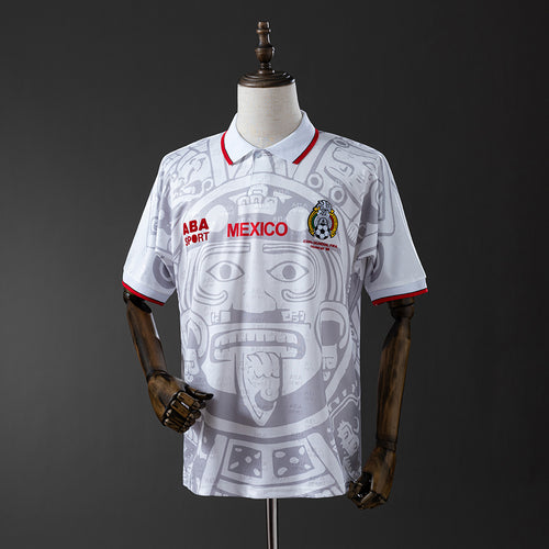 Mexico 1998 Away Retro Jersey detail