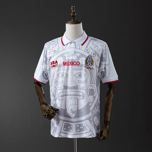 Mexico 1998 Away Retro Jersey detail
