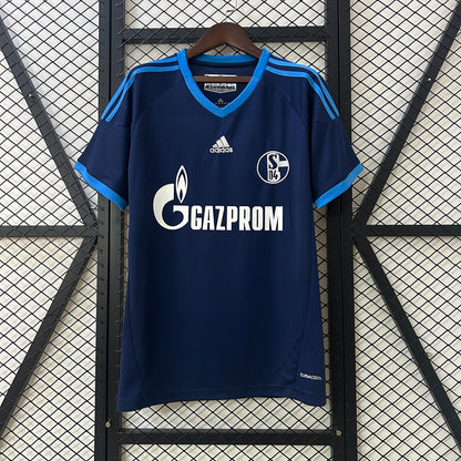 Retro Schalke 04 10-11 Away detail