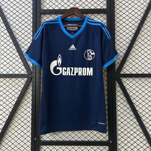 Retro Schalke 04 10-11 Away detail